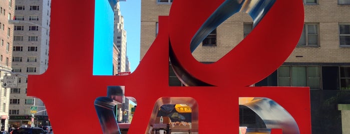 LOVE Sculpture by Robert Indiana is one of Pretend I'm a tourist...NYC.