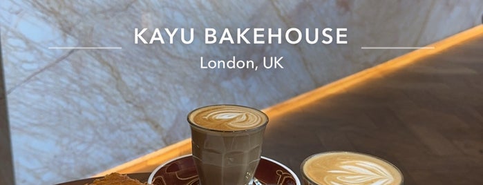 Kayu is one of London coffees.