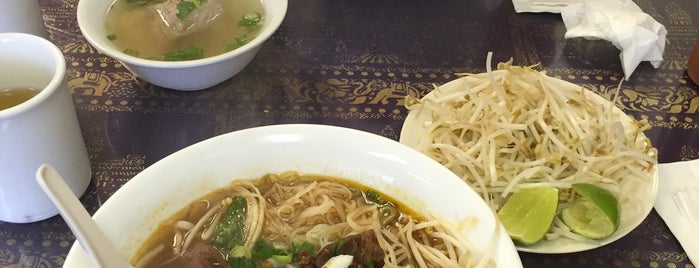 Angkor Cambodian Noodle House is one of favorites.