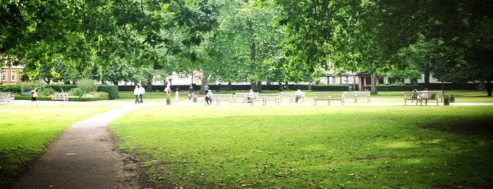 Grosvenor Square is one of London's Parks and Gardens.