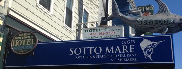 Sotto Mare Oysteria & Seafood Restaurant is one of Lieux qui ont plu à Randy.