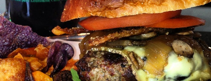Charcoal's Gourmet Burger Bar is one of Best NOLA Burgers.
