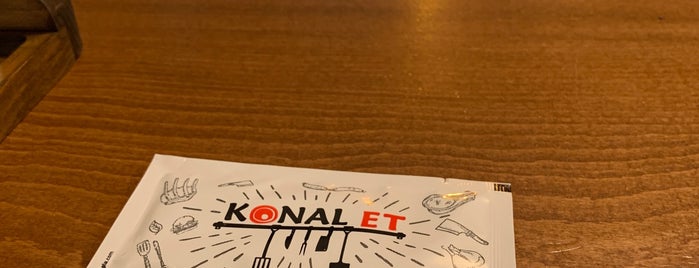Konal Et Restaurant is one of 🇹🇷K🖐🏽Ⓜ️🅰️💪 : понравившиеся места.