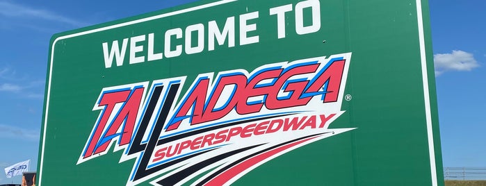 Talladega Super Speedway TV Compound is one of POINTS OF INTEREST.
