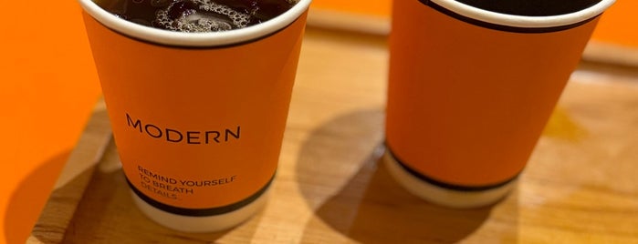 MODERN is one of Cafes.