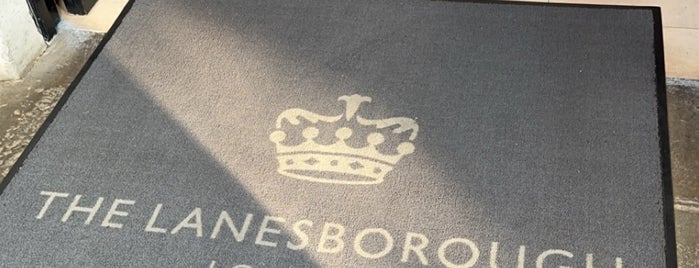 The Lanesborough is one of Stevenson's Top Cigar Spots.