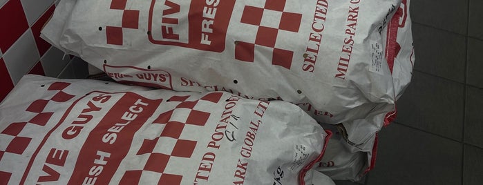 Five Guys is one of Jed.