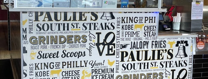 Paulie's South Street Steaks is one of Las Vegas Todo.