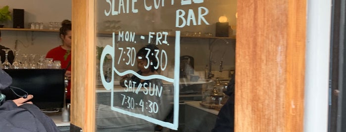 Slate Coffee Bar is one of Seattle Recs.