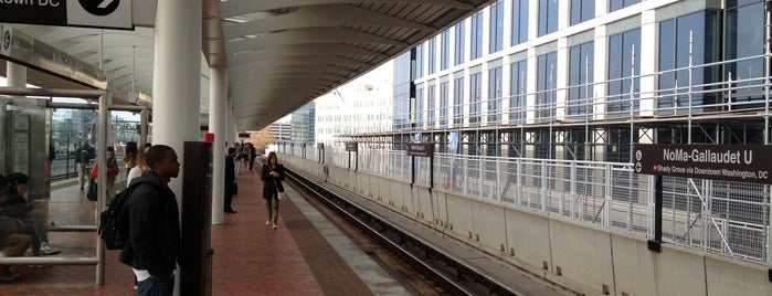 NoMa-Gallaudet U Metro Station is one of Lugares guardados de Bethany.