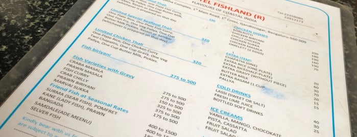 Hotel Fishland is one of The 15 Best Places for Curry in Bangalore.