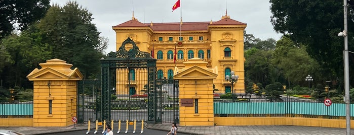 Phủ Chủ Tịch (Presidential Palace) is one of Hanoi Food, fun, coffee.