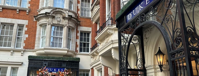 Dukes Bar is one of London Working List.