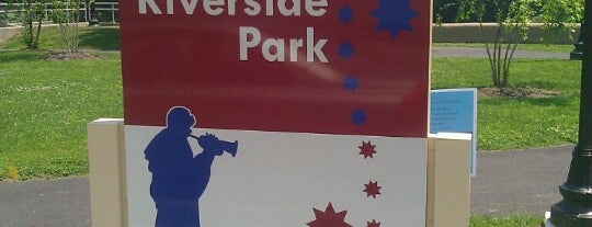 Riverside Park is one of Easton City Badge - Explore Easton.