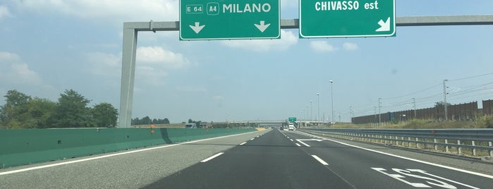 A4 - Chivasso Ovest is one of A4 Autostrada Torino - Trieste.