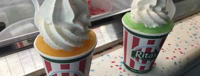 Rita's Water Ice is one of desserts.