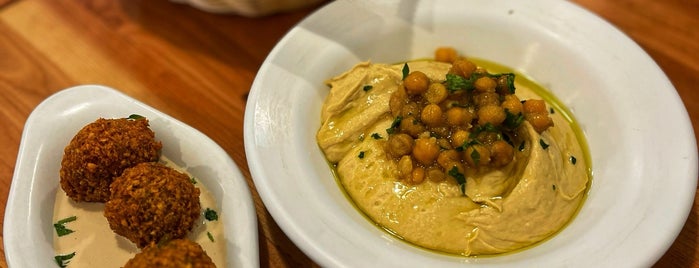 Aviv Hummus Bar is one of Wanna go.
