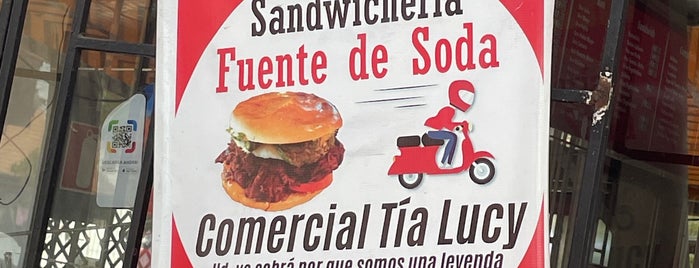 Fuente de Soda Tia Lucy is one of Restaurantes.