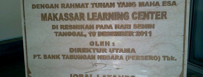 BTN Makassar Learning Center is one of BTN - Bank Tabungan Negara.