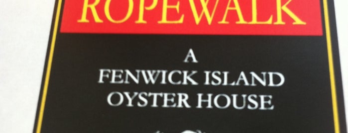 Ropewalk - A Fenwick Island Oyster House is one of Bethany Beach Vaction.