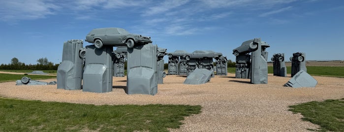 Carhenge is one of Quirky Landmarks USA.