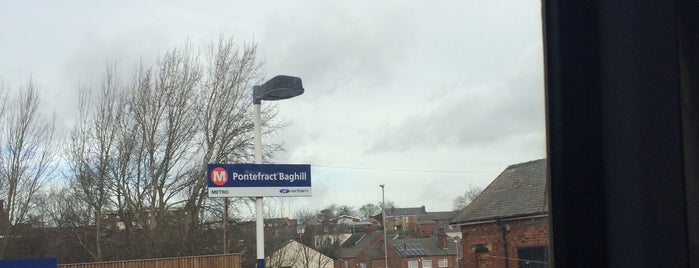 Pontefract Baghill Railway Station (PFR) is one of West Yorkshire MetroCard Challenge.