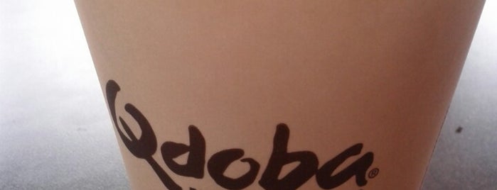 Qdoba Mexican Grill is one of Tempat yang Disukai Heidi.