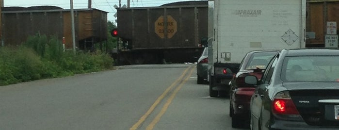 County Line Rd RR Crossing is one of Around the towns.