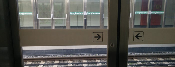 Metro Borghesiana (MC) is one of Muoversi a Roma.