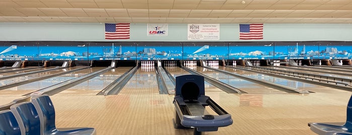 Columbus Square Bowling Palace is one of hot spots.