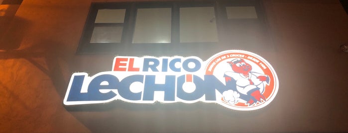 Tacos El rico lechon is one of Tempat yang Disukai Claudia.
