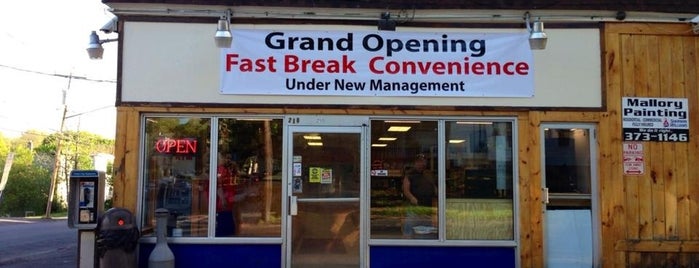 Fast Break Convenience is one of places.