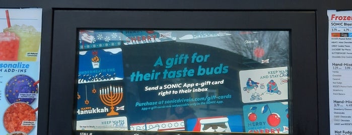 SONIC Drive In is one of Good Eats Places.