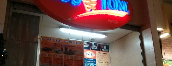 Tacos Tony is one of Tempat yang Disukai Alejandro.