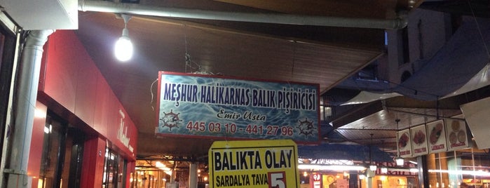 Halikarnas Balık Pişiricisi is one of สถานที่ที่บันทึกไว้ของ Kemal.