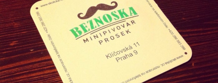 Beznoska Minipivovar is one of Praha Pivovar 2015.