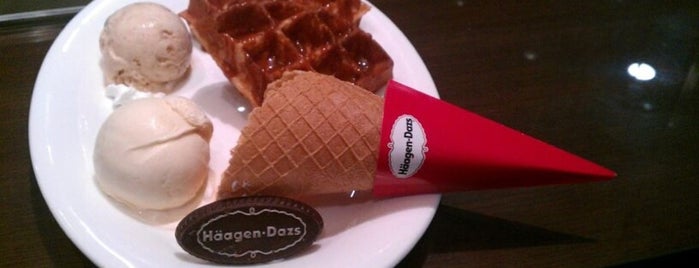 Häagen-Dazs is one of hi.