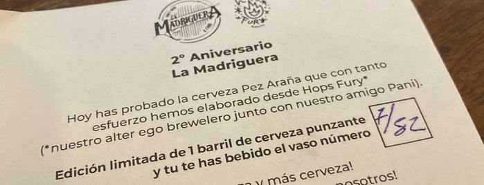 La Madriguera Craft Beer is one of malaga.