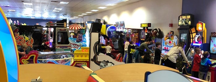 Chuck E. Cheese is one of kids friendly places.