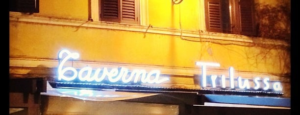 Taverna Trilussa is one of Sam's tips til Rom.