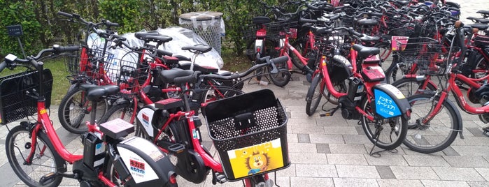 H1-05.Hotel Sunroute Ariake - Tokyo Koto City Bike Share is one of 東京の東側のバイクシェアのサイクルポート🚲.