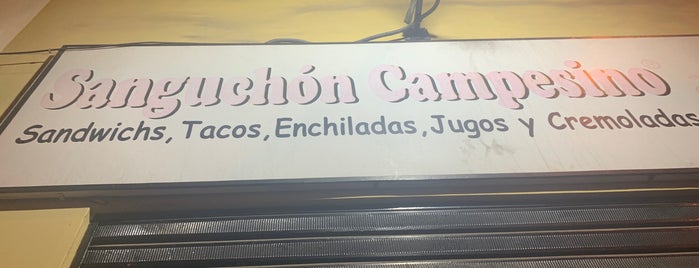 Sanguchón Campesino is one of restaurantes por visitar.