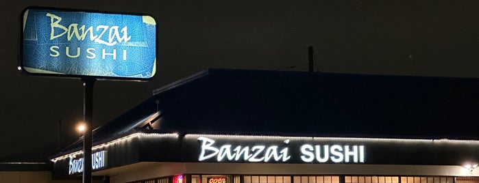 Banzai Sushi is one of Want to try.
