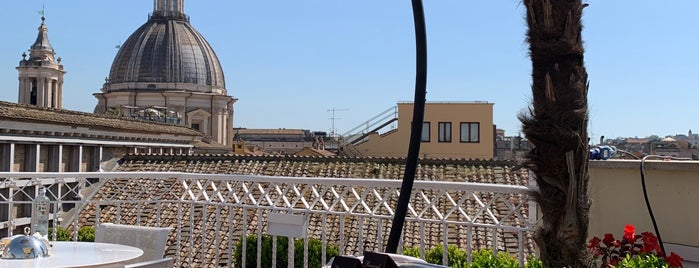 Rooftop Restaurant Raphaël Hotel is one of Roma-ntic.