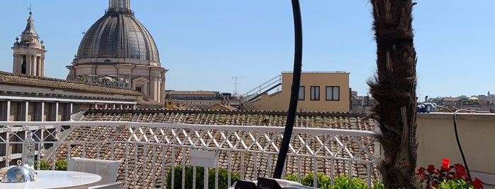 Rooftop Restaurant Raphaël Hotel is one of ROMA.