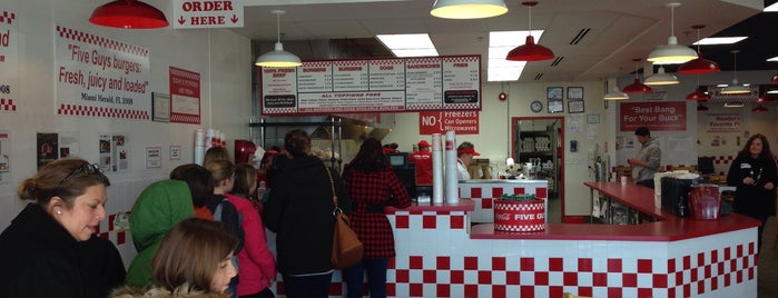 Five Guys is one of Favorite Places.