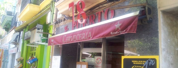 Cervecería Puerto 78 is one of Tempat yang Disukai Sergio.