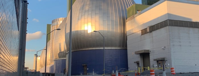 Newtown Creek Wastewater Treatment Plant is one of NYC Percent for Art.