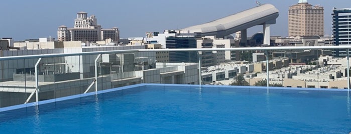 Al Khoory Atrium hotel Al Barsha is one of Dubai Family Vacation.