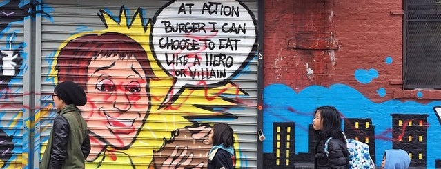 Action Burger is one of Comic Con.